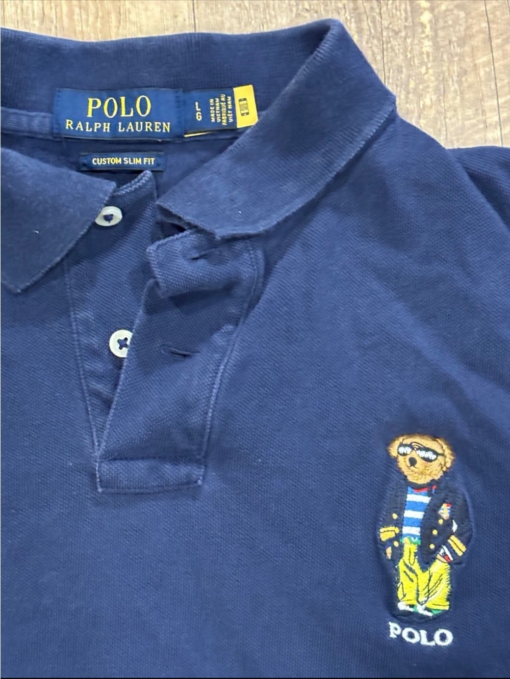 Polo Ralph Lauren Custom Slim Fit Polo Bear Polo Shirt - Picture 4 of 6